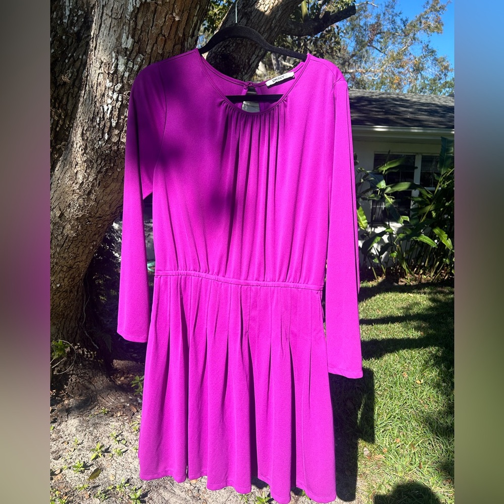 DKNYC fuschia dress